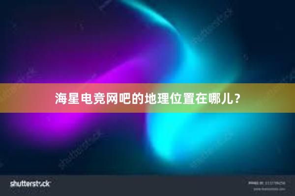 海星电竞网吧的地理位置在哪儿？