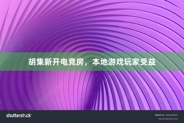 胡集新开电竞房，本地游戏玩家受益