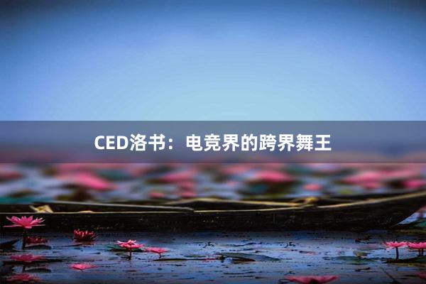 CED洛书：电竞界的跨界舞王